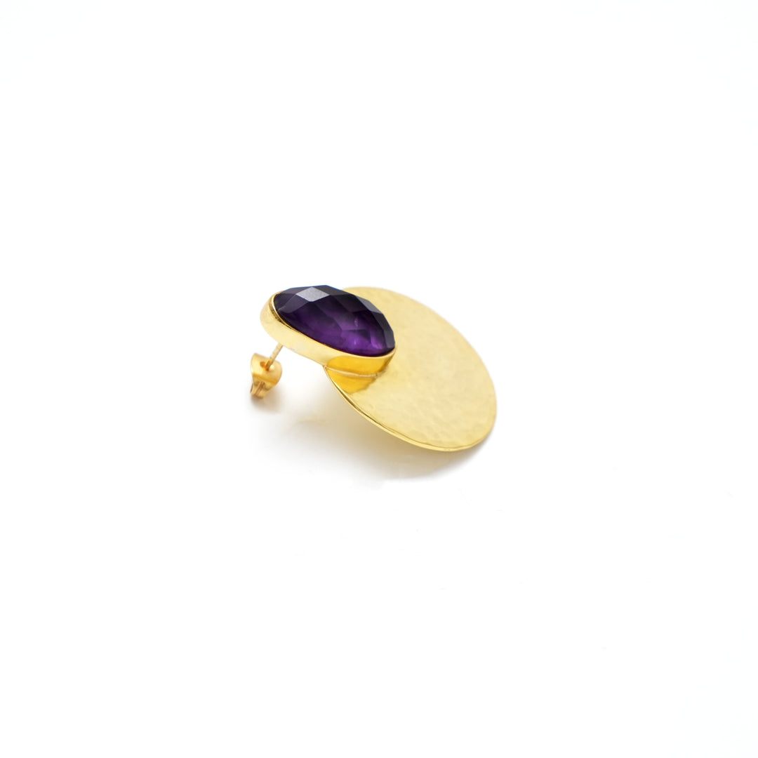 Twilight Stud Earrings – Gold Finish