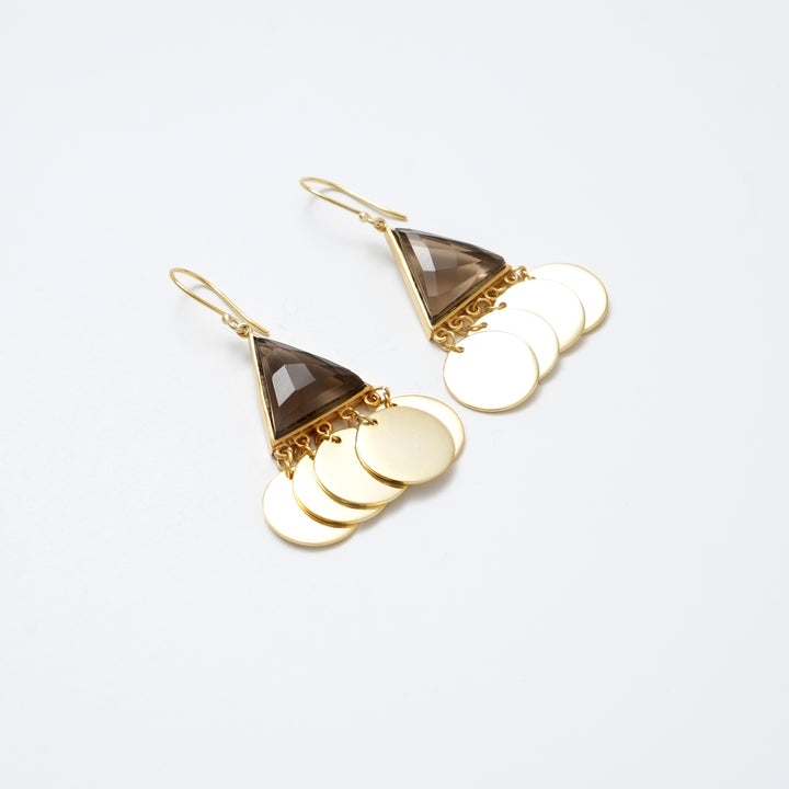 Geometric Triangle Earrings – Fourfold Design