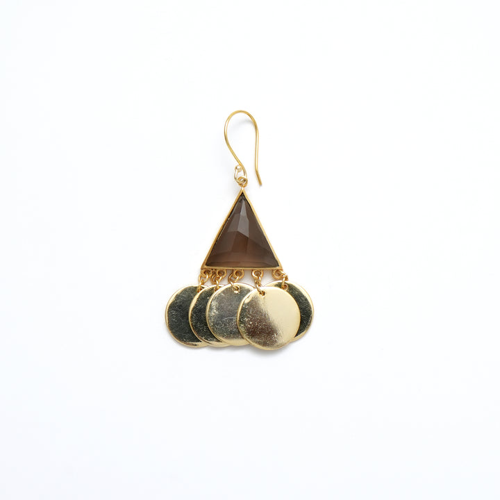 Geometric Triangle Earrings – Fourfold Design