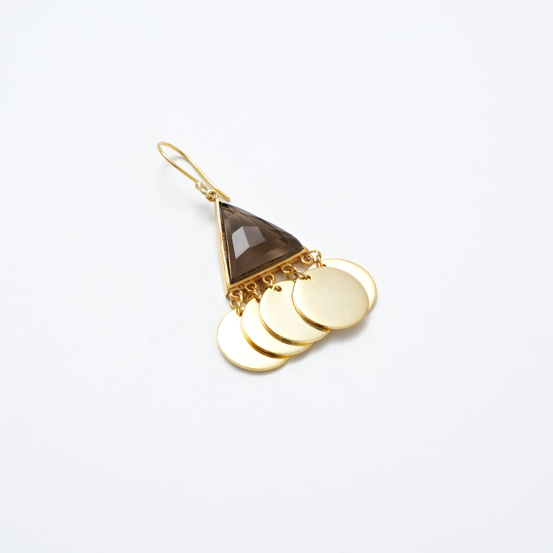 Geometric Triangle Earrings – Fourfold Design