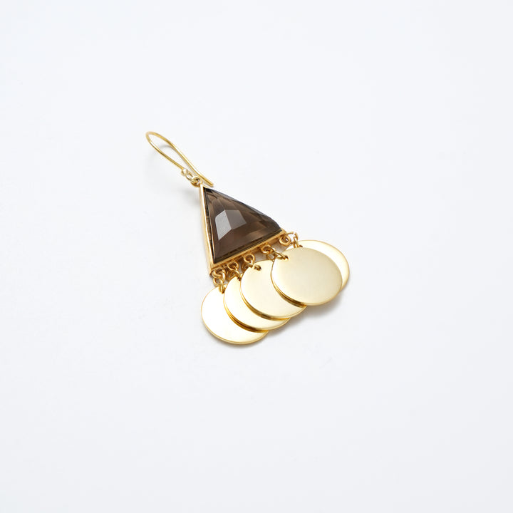 Geometric Triangle Earrings – Fourfold Design