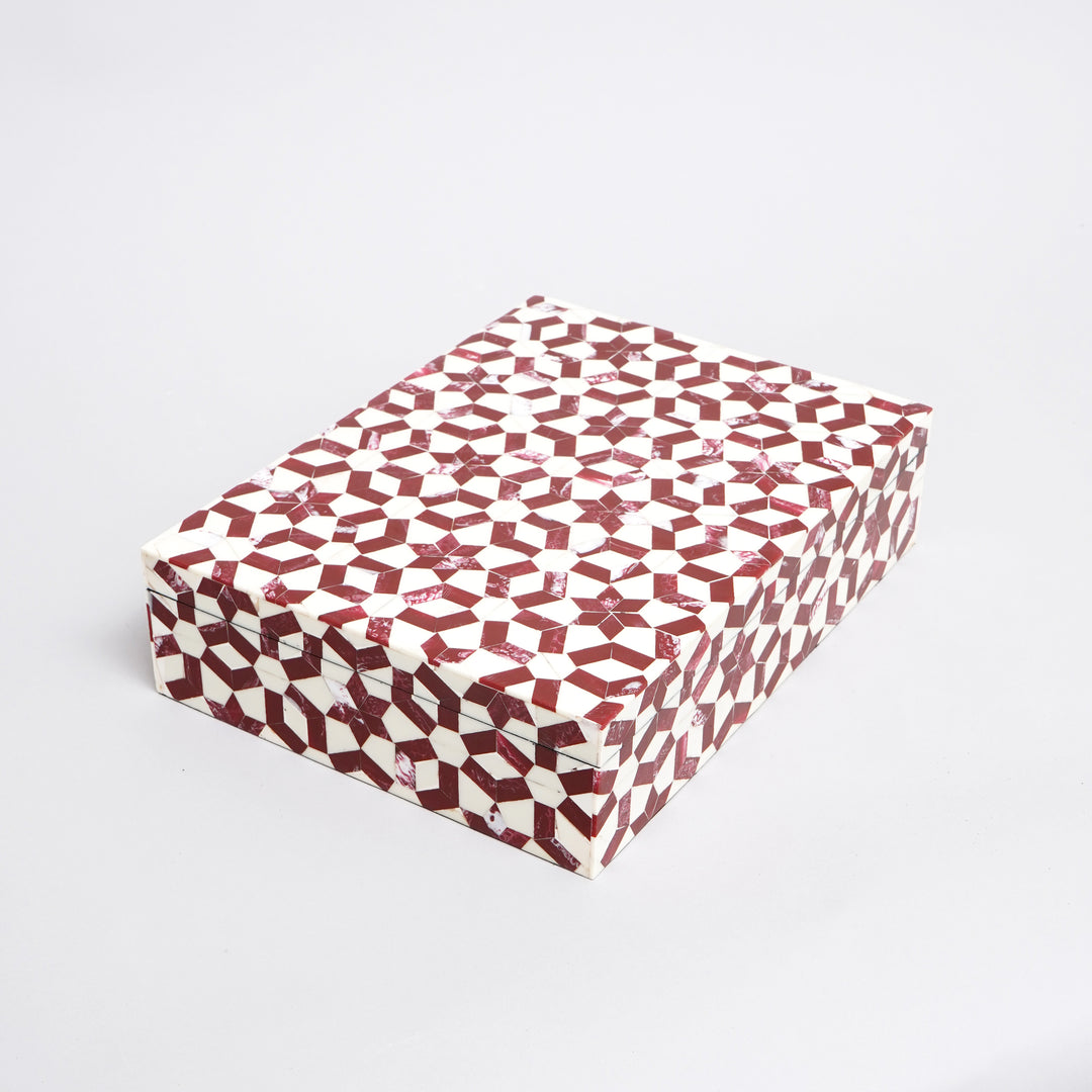 BOÎTE À MOTIF FLORAL