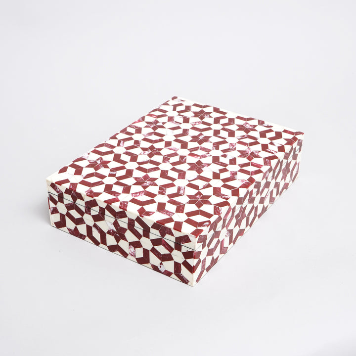 BOÎTE À MOTIF FLORAL