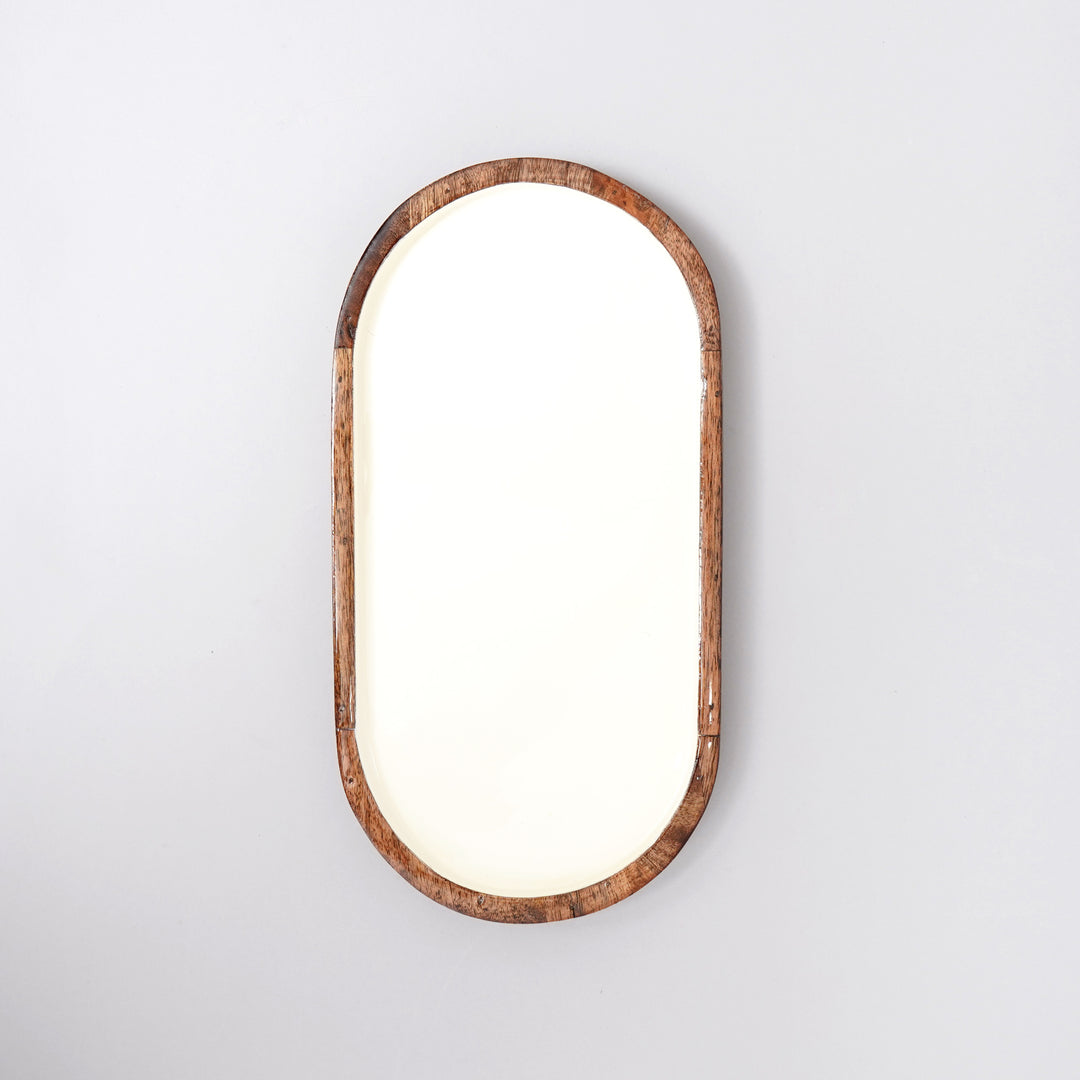 Oval Tray with Enamel Inside