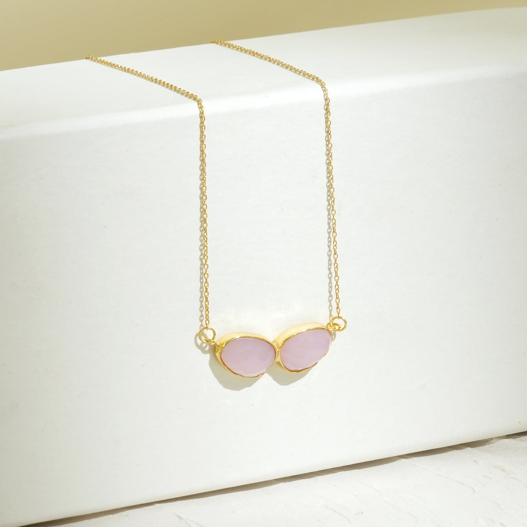 Blush-Toned Necklace – Harmony Design