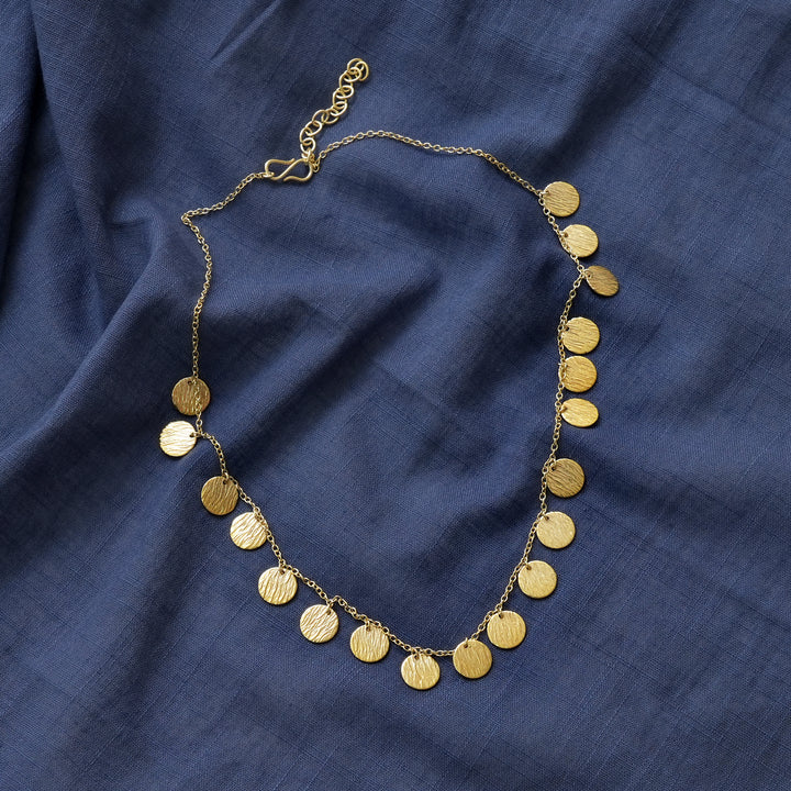 Gold-Plated Charm Necklace – Aura Collection