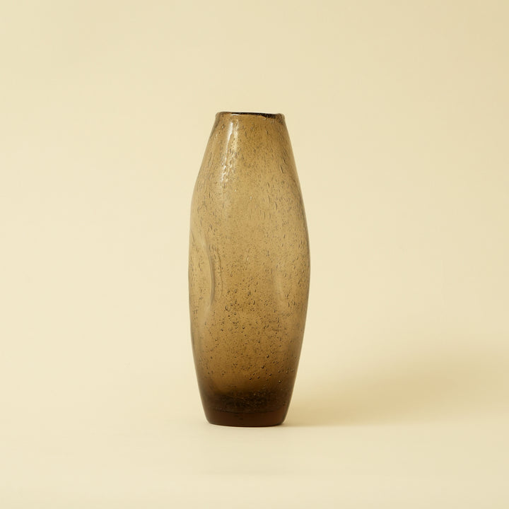 Organic Glass Vase - Peach