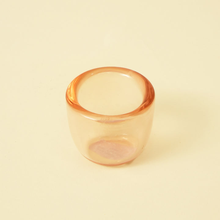 Glass Votive - Peach
