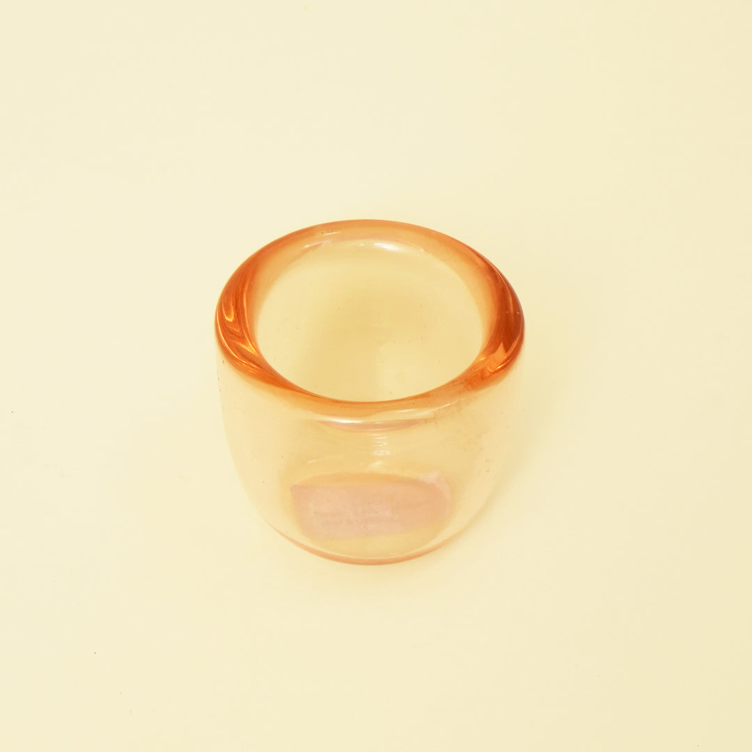 Glass Votive - Peach