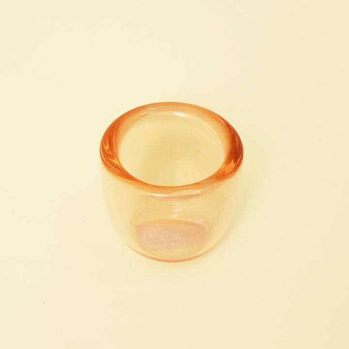 Glass Votive - Peach