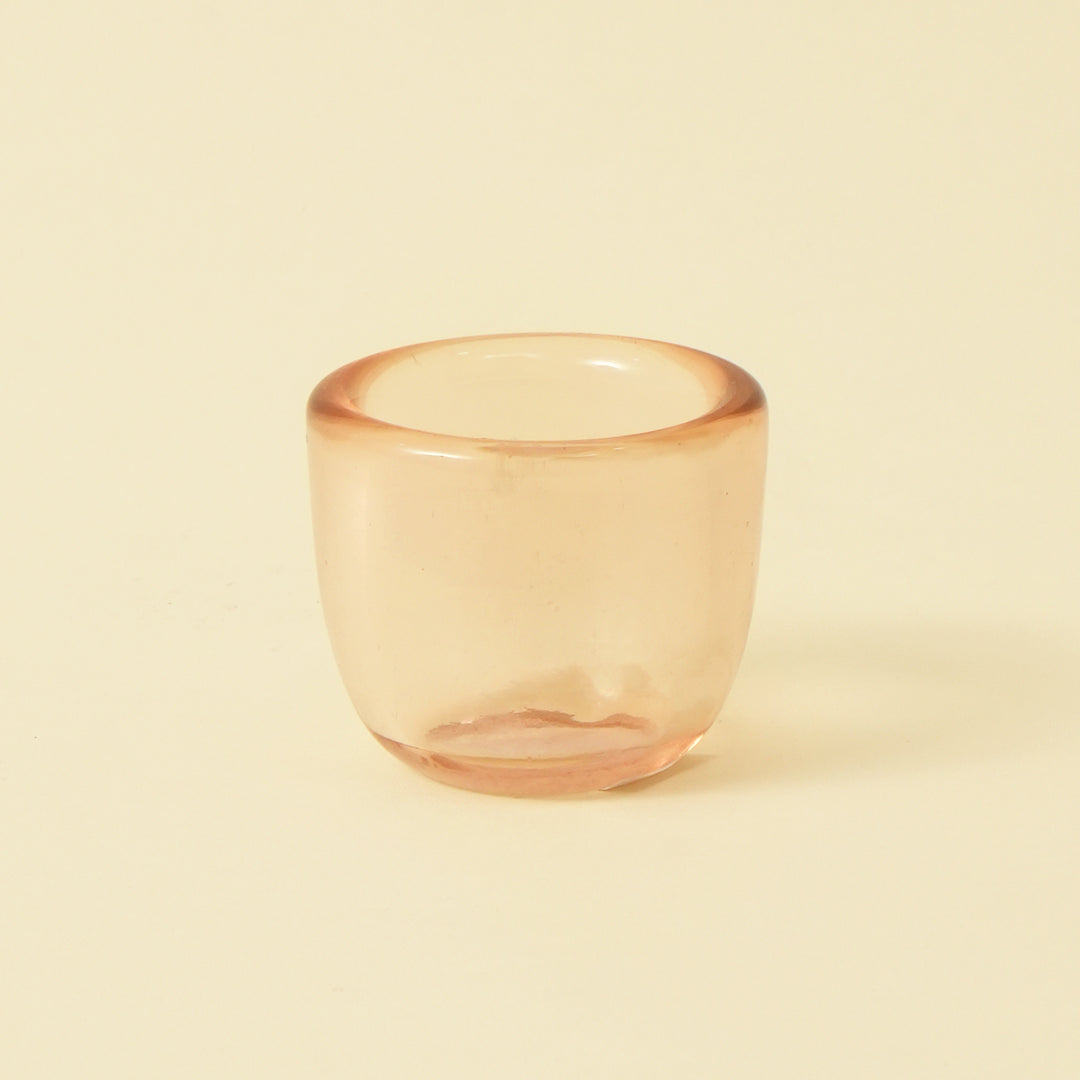 Glass Votive - Peach