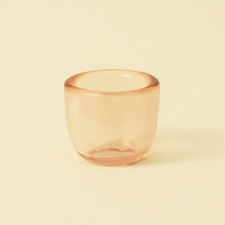 Glass Votive - Peach