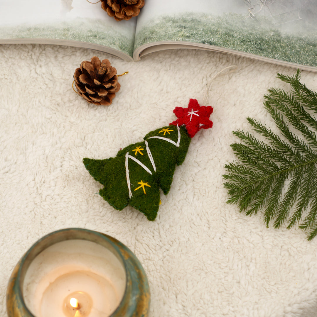 Decorative Felt Christmas Tree Hanging Ornament
