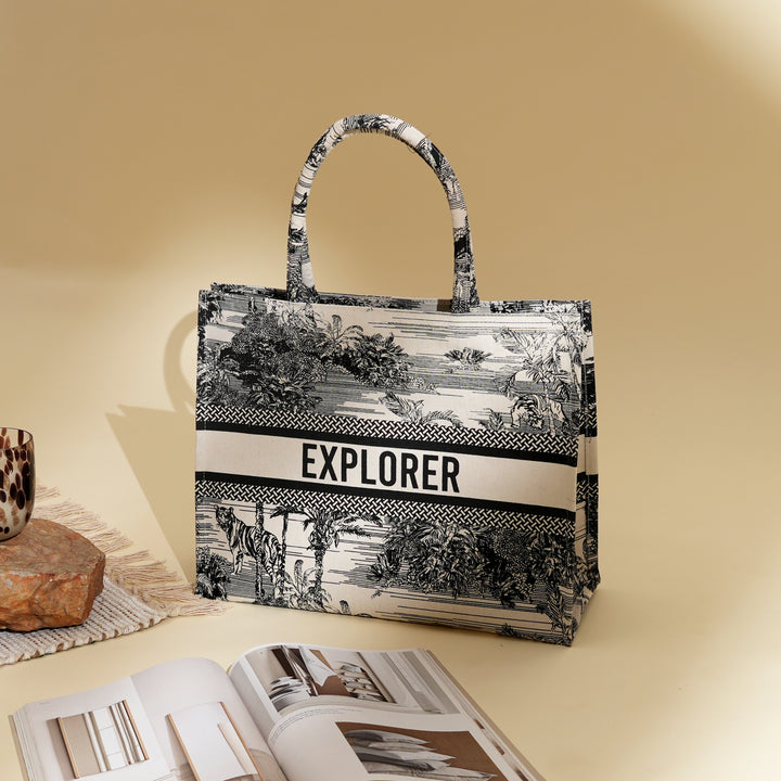 Wild Canvas Tote Bag – Adventure-Inspired Carryall