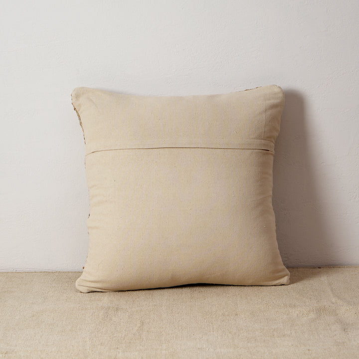 Coussin Kilim en jute 60x60 - Beige