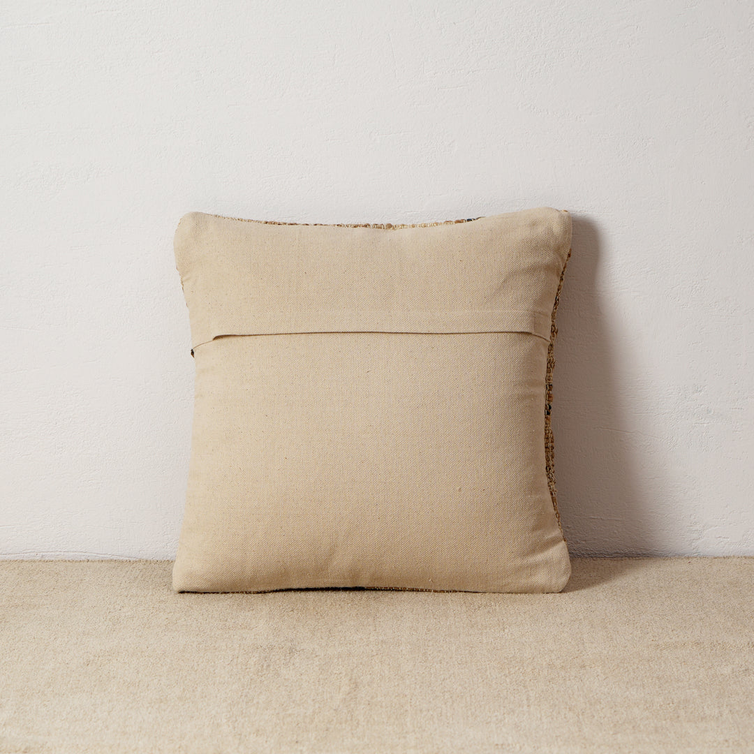 Coussin Kilim en Jute - Beige