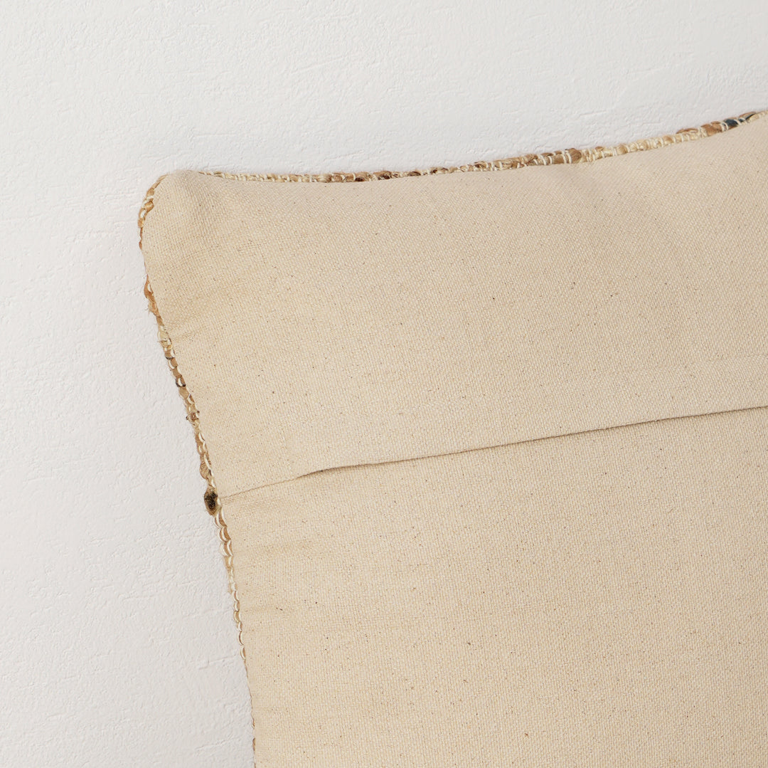 Coussin Kilim en Jute - Beige