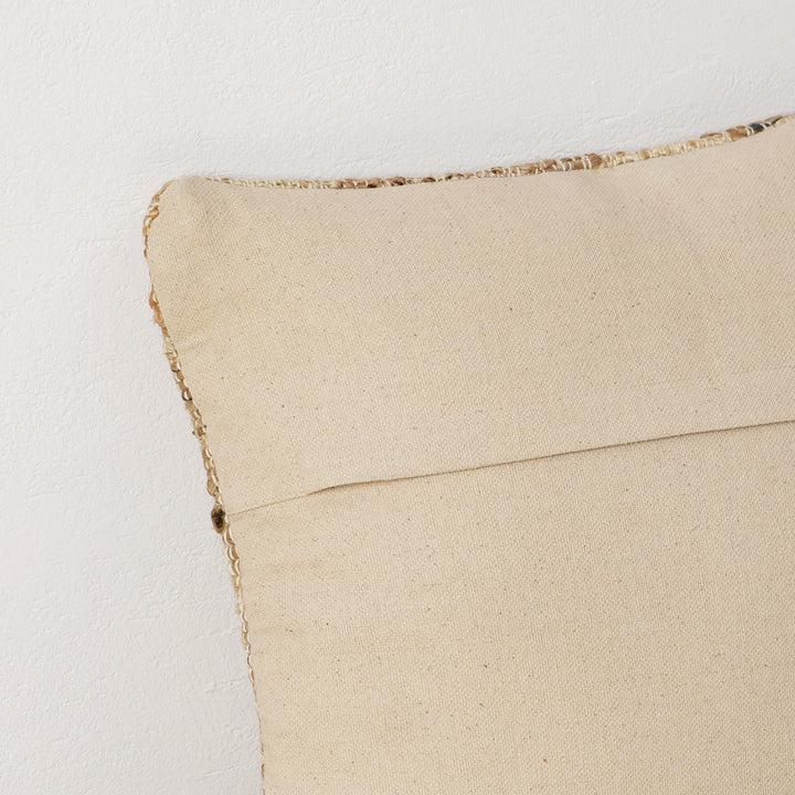 Coussin Kilim en Jute - Beige