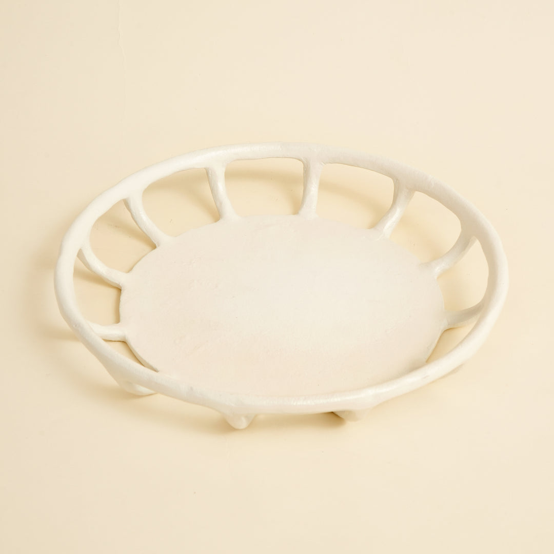 Decorative Plate (Snow white)
