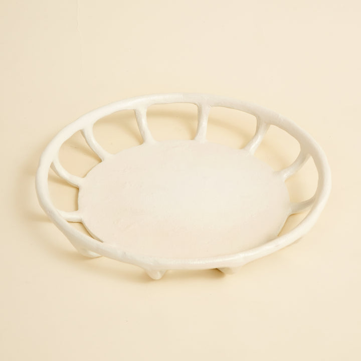Decorative Plate (Snow white)