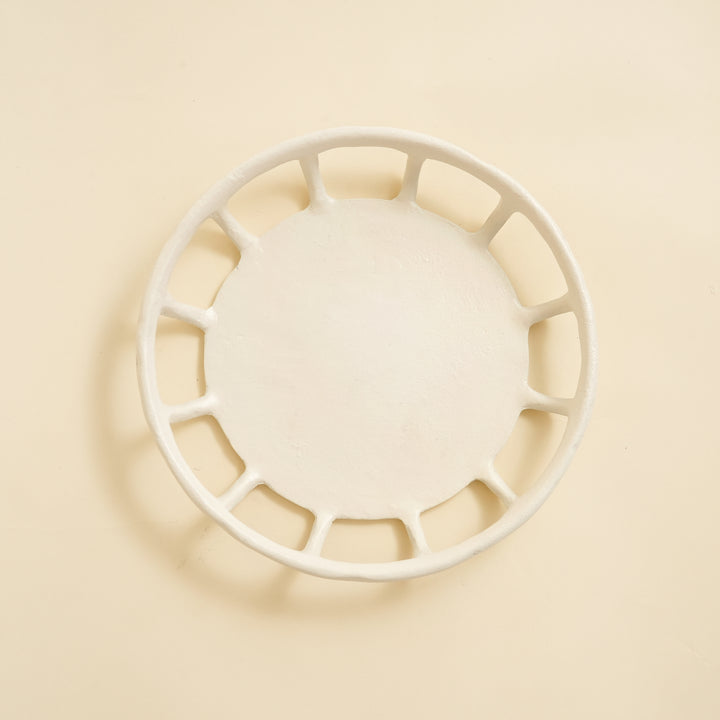Decorative Plate (Snow white)