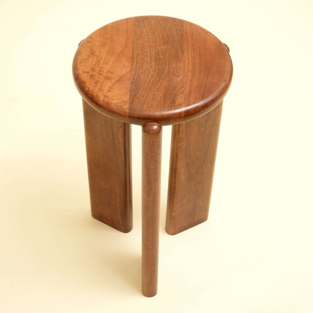 Large Wooden Accent Table  - Dark Brown
