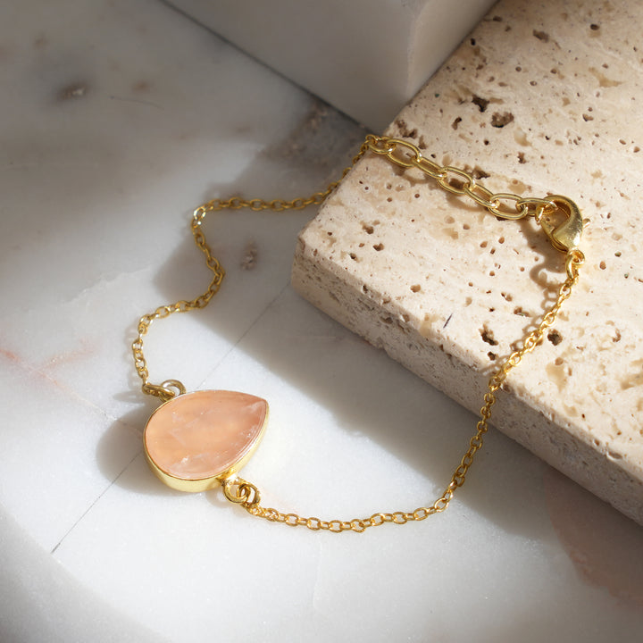 Rose Gold Bracelet – Radiance Stone Detailing