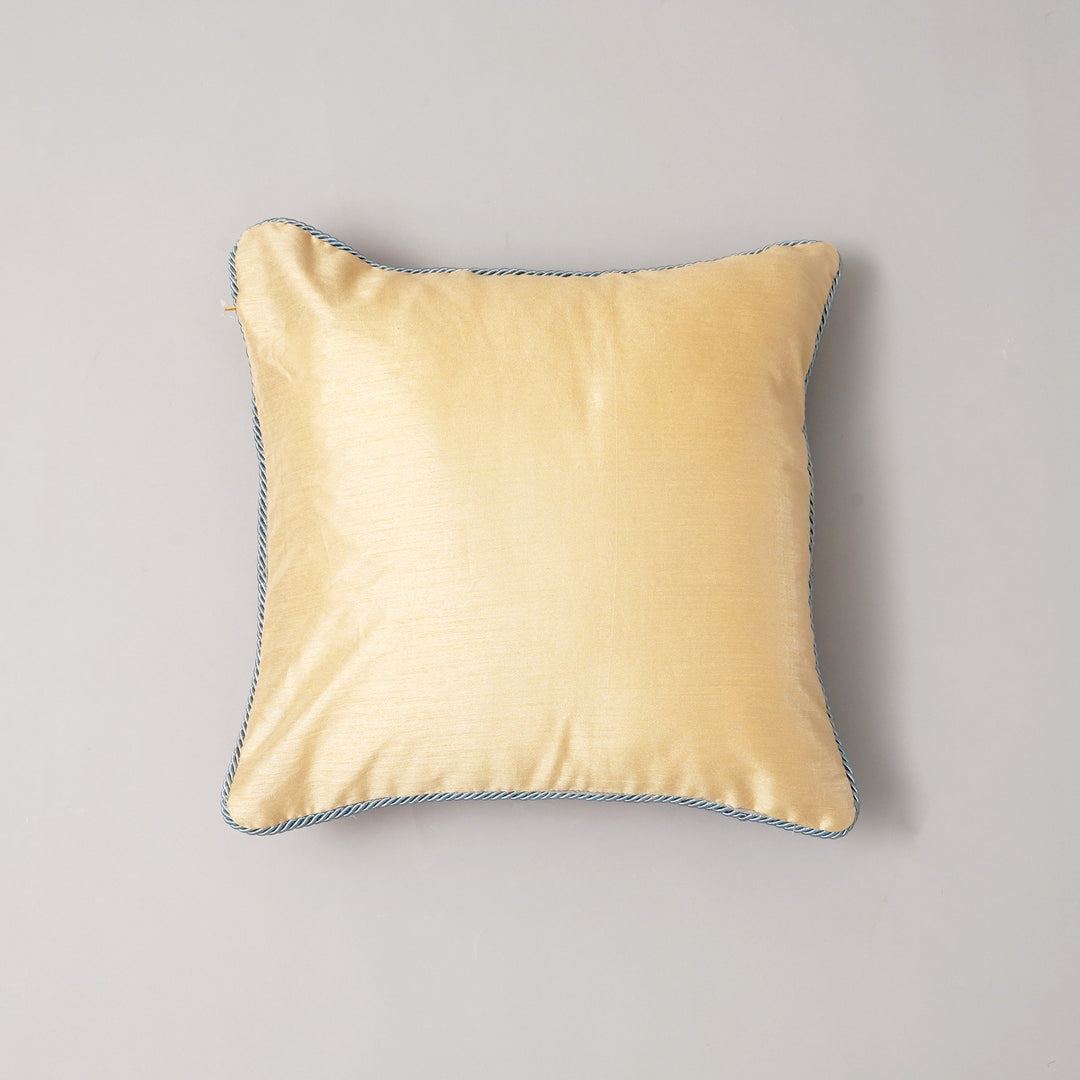 HOUSSE DE COUSSIN IMPRIMÉE EN COTON VISCOSE AVEC PIPING - DELHI-1156