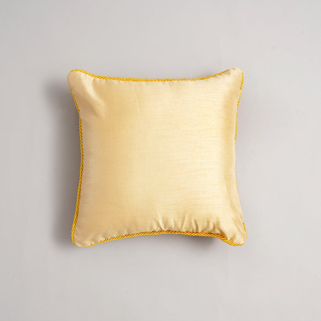 HOUSSE DE COUSSIN IMPRIMÉE EN COTON VISCOSE AVEC PIPING