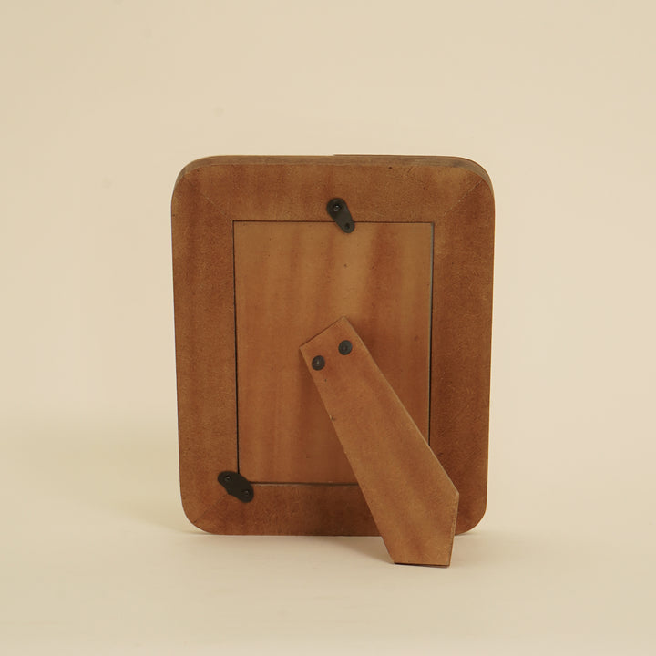 Houten en hars fotolijst - Ivoor & Bruin