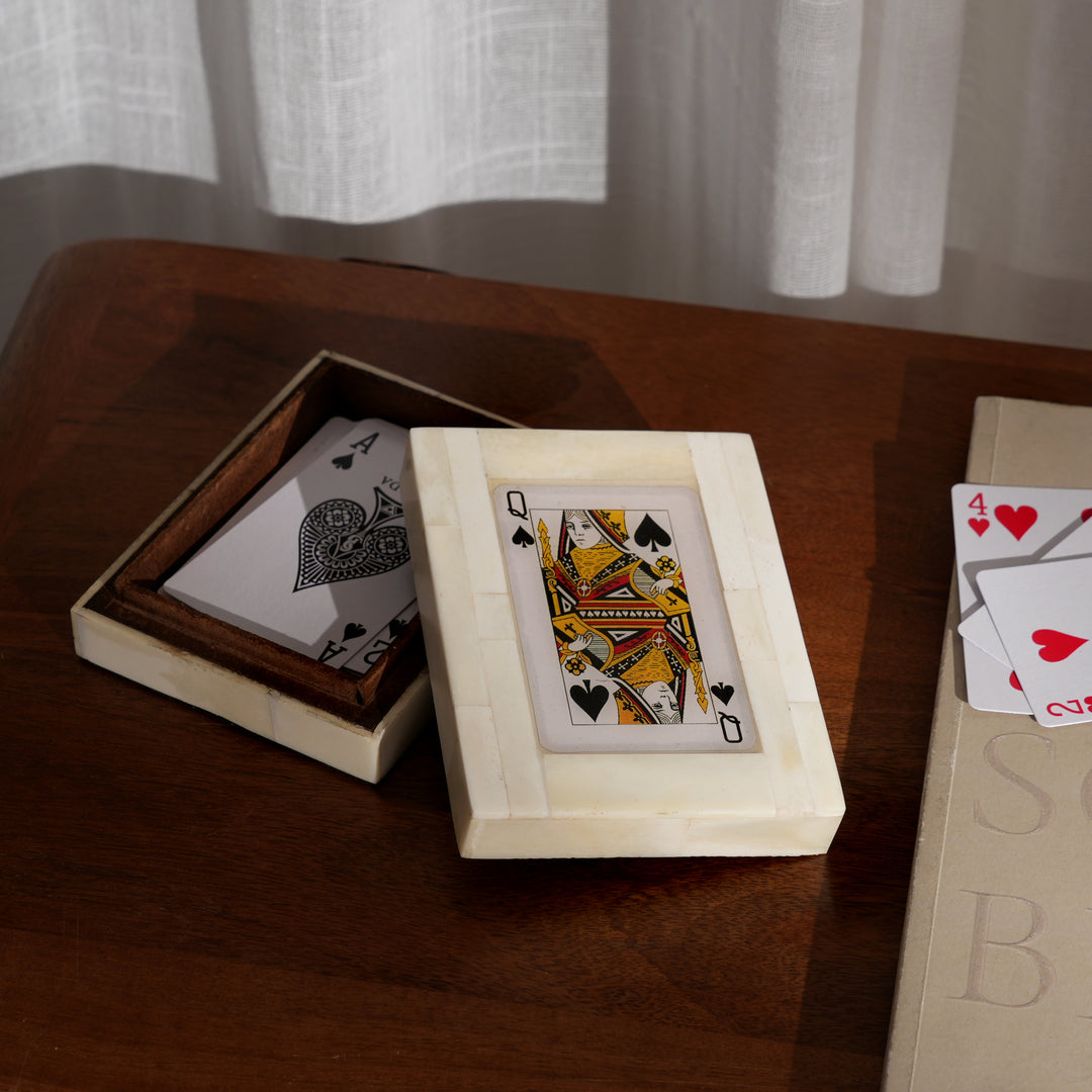 Natural Ace Playing Cards Box