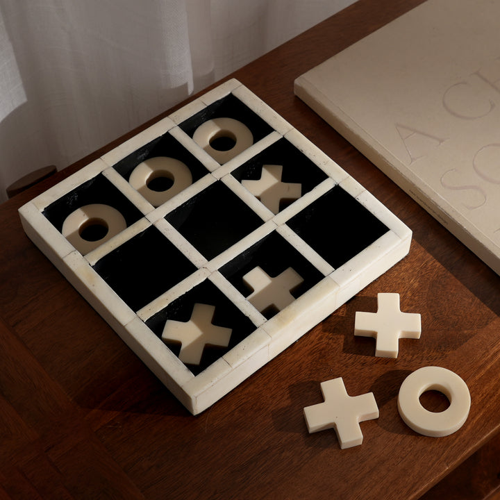 Tic-Tac-Toe Game Set – White