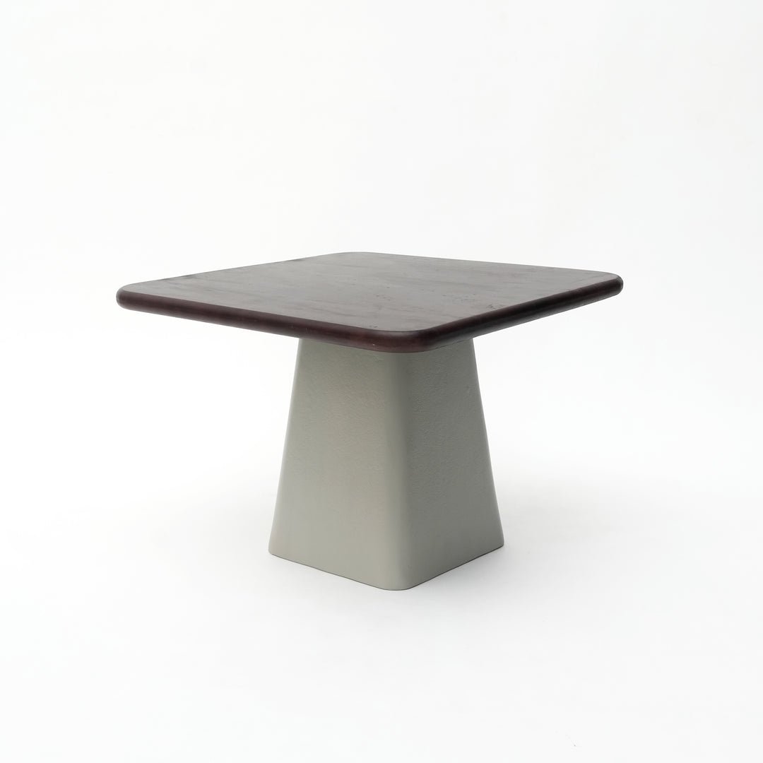 Marlie Side Table with Top & Bottom Shelf – Modern European Accent Table