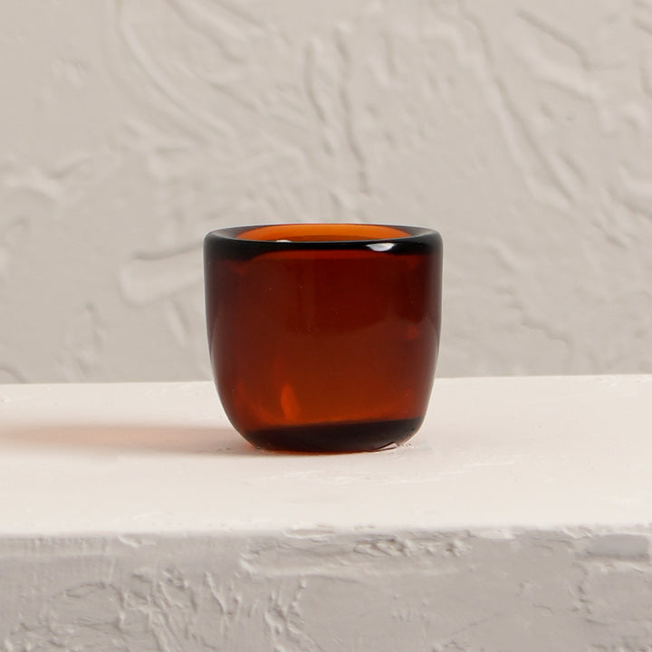 Glass Votive - Brown