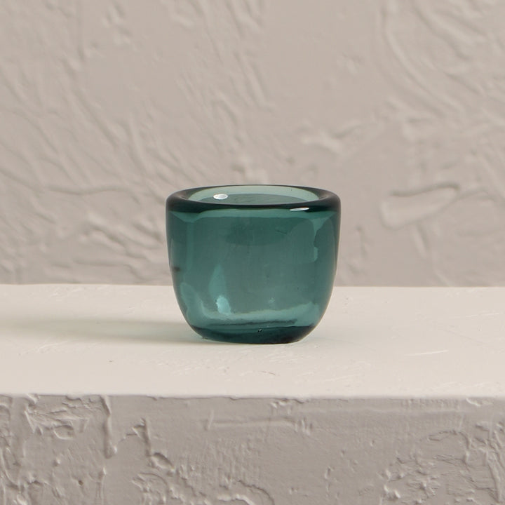 Glass Votive - Blue