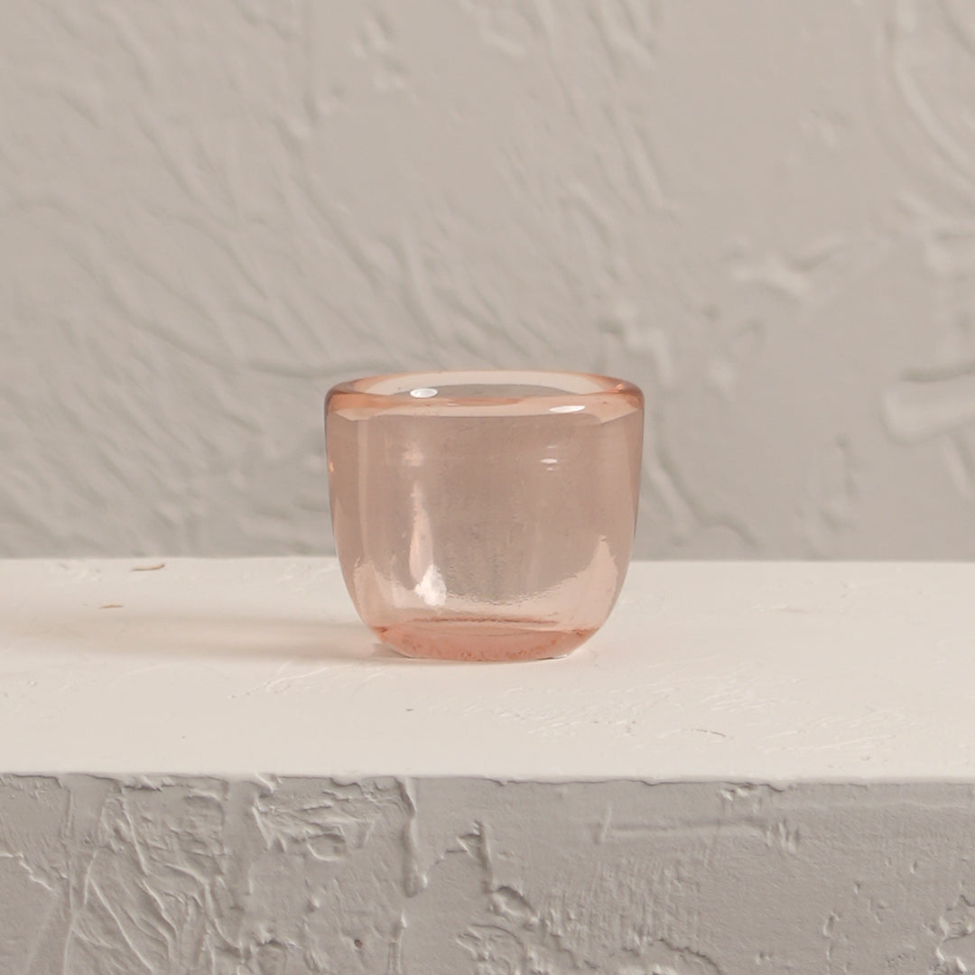 Glass Votive - Peach