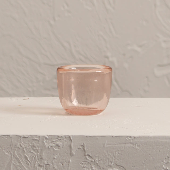 Glass Votive - Peach