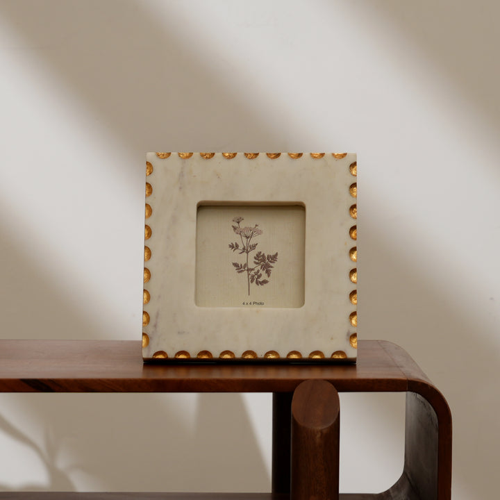 Xanadu Natural Marble 4x4 Square Picture Frame