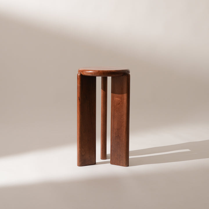 Large Wooden Accent Table  - Dark Brown