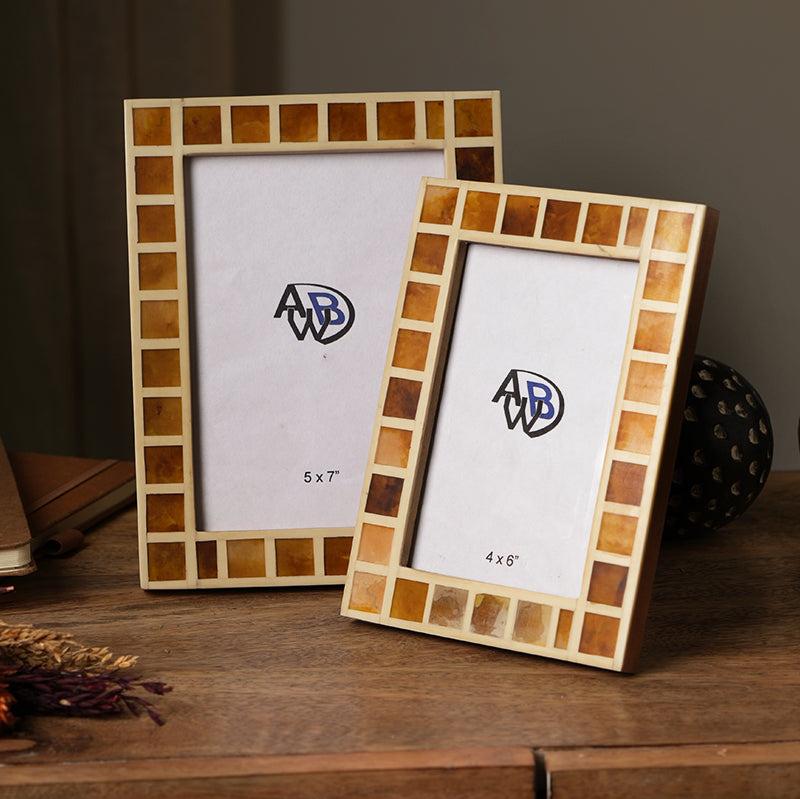 Cornice fotografica decorativa con motivo chic – dimensione immagine 5x7