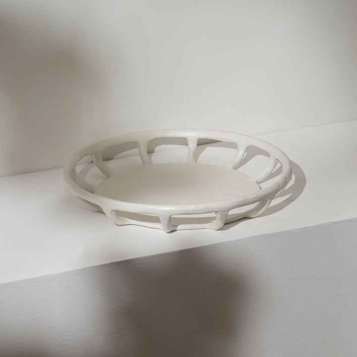 Decorative Plate (Snow white)