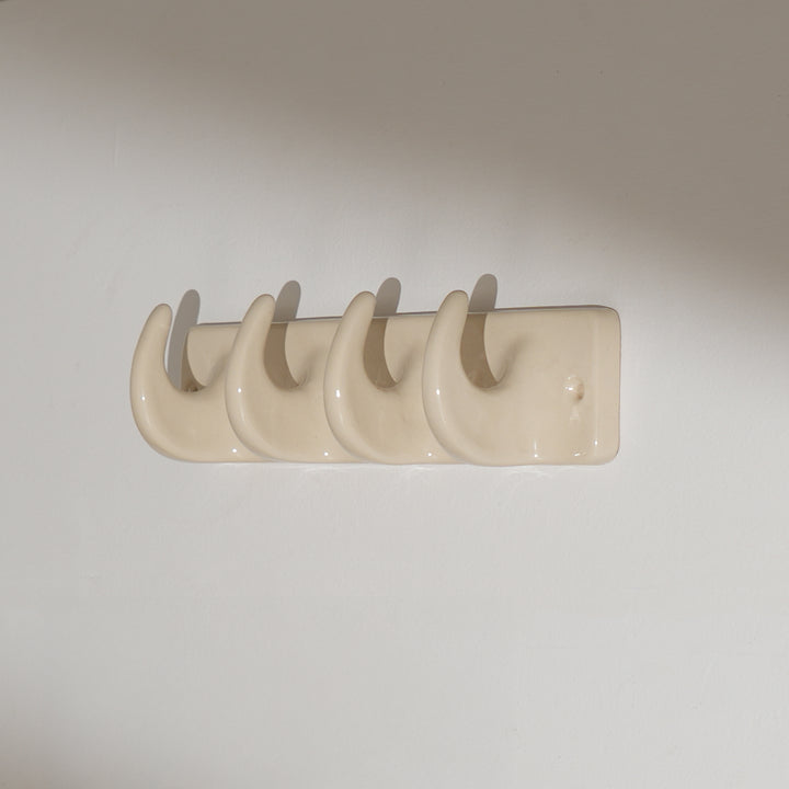Ceramic Hook (34X6X7) - White