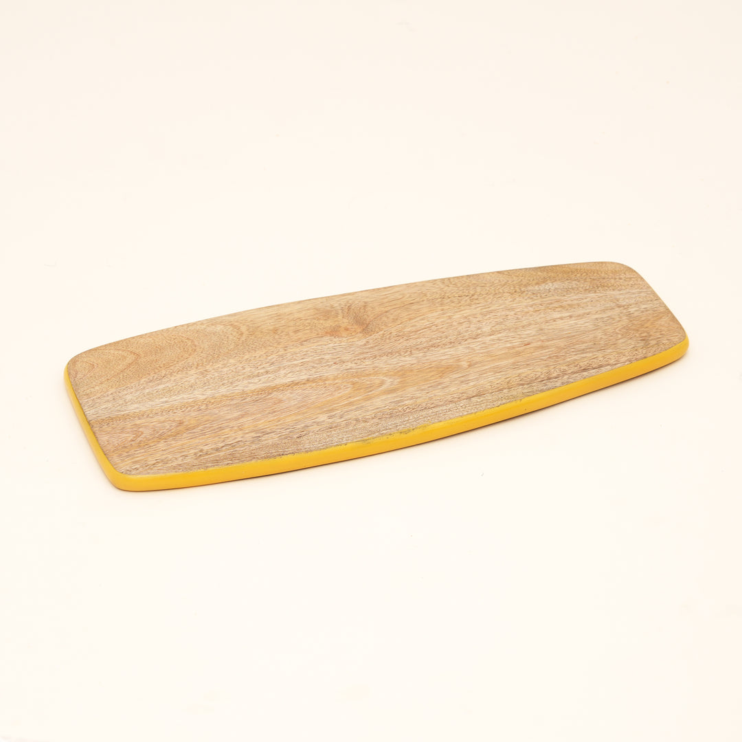 Yellow Edge Mango Wood Serving Board for Charcuterie