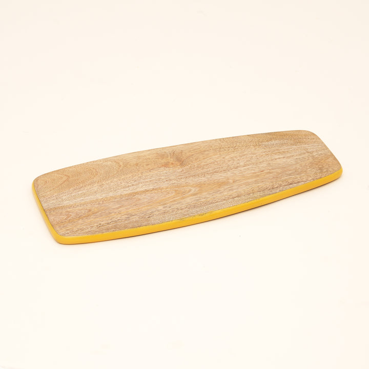 Yellow Edge Mango Wood Serving Board for Charcuterie