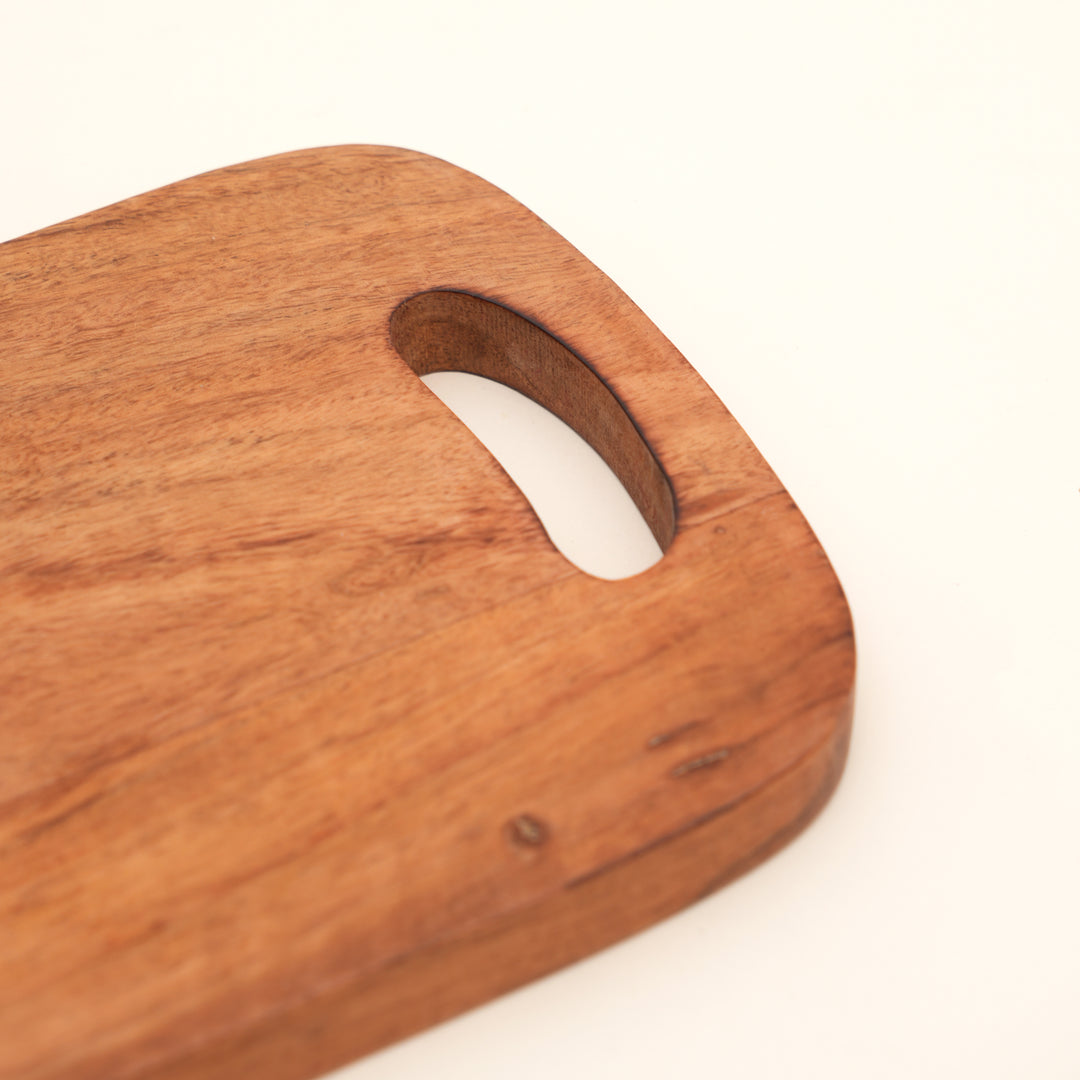 Acacia Wood Serving & Chopping Board with Grip Handle