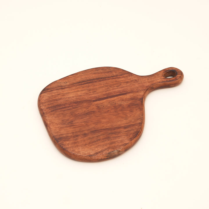 Rustic Loop Chopping Board in Acacia Wood 22x32 cm