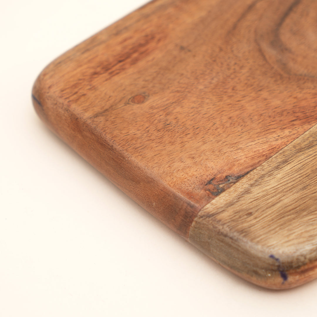 Timber Craft Chopping Board in Natural Acacia Wood 15x22 cm