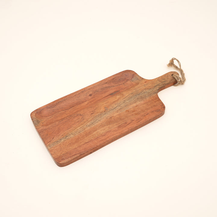 Classic Acacia Wood Chopping Board with Handle 20x45cm