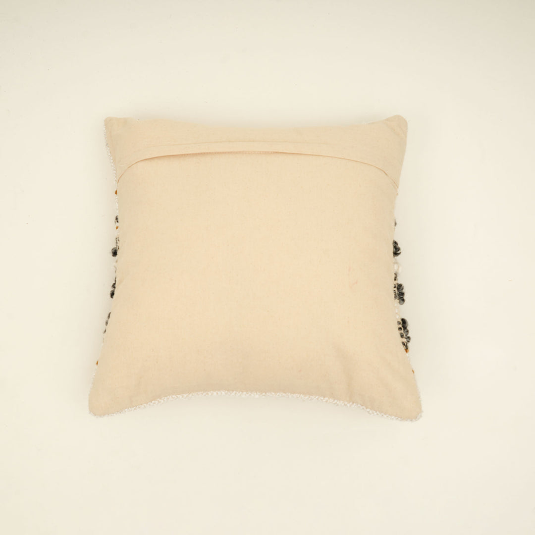 Colorful Multi Handwoven Cushion Cover – Handmade Textured Home Accent