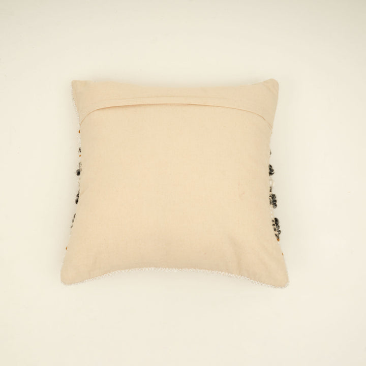 Colorful Multi Handwoven Cushion Cover – Handmade Textured Home Accent